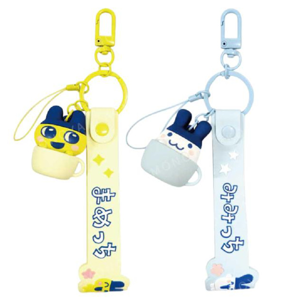 Tamagotchi 塔麻可吉 造型公仔手機吊飾 (杯子款) 麻美吉 咪咪吉