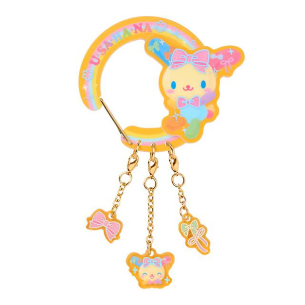 ▲新品特價【預購】Sanrio 三麗鷗 花小兔 造型壓克力三連登山扣 (最喜歡的Usahana)