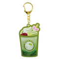 Sanrio 三麗鷗 Hello Kitty 壓克力造型液體鑰匙圈 (抹茶甜點款)_1