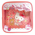 Sanrio 三麗鷗 皮質窗口玩偶收納包 娃包 (甜點時光) Kitty 大耳狗 酷洛米 美樂蒂_1