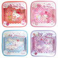 Sanrio 三麗鷗 皮質窗口玩偶收納包 娃包 (甜點時光) Kitty 大耳狗 酷洛米 美樂蒂