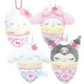 Sanrio 三麗鷗 絨毛玩偶吊飾 (可麗餅襁褓款) Kitty 大耳狗 美樂蒂 酷洛米