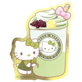 Sanrio 三麗鷗 Hello Kitty 造型大貼紙 (抹茶甜點款)_2