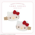▲新品特價 Sanrio 三麗鷗 x 粧美堂 造型髮夾2入組 (閃鑽貝殼系列) Kitty 酷洛米 蜜糖邦尼 大耳狗_1