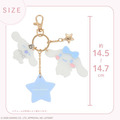 ▲新品特價 Sanrio 三麗鷗 x 粧美堂 鑰匙圈附鏡 (閃鑽貝殼系列) Kitty 酷洛米 蜜糖邦尼 大耳狗_8