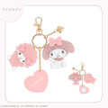 ▲新品特價 Sanrio 三麗鷗 x 粧美堂 鑰匙圈附鏡 (閃鑽貝殼系列) Kitty 酷洛米 蜜糖邦尼 大耳狗_2