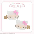 ▲新品特價 Sanrio 三麗鷗 x 粧美堂 造型髮夾2入組 (閃鑽貝殼系列) Kitty 酷洛米 蜜糖邦尼 大耳狗_7