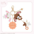 ▲新品特價 Sanrio 三麗鷗 x 粧美堂 鑰匙圈附鏡 (閃鑽貝殼系列) Kitty 酷洛米 蜜糖邦尼 大耳狗_5