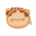 ▲新品特價 Sanrio 三麗鷗 Hello Kitty PVC造型收納包附扣環 (閃閃發亮的夏日泳池)_1