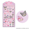 ▲特價 Sanrio【現貨】三麗鷗 水晶泡泡貼紙 (黑皮制服 NIC長腿系列) Hello Kitty 美樂蒂 酷洛米_1