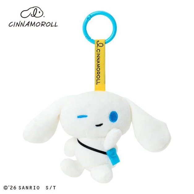 ▲新品特價【預購】Sanrio 三麗鷗 大耳狗 絨毛玩偶吊飾 眨眼 (I.CINNAMOROLL 悠閒出遊)