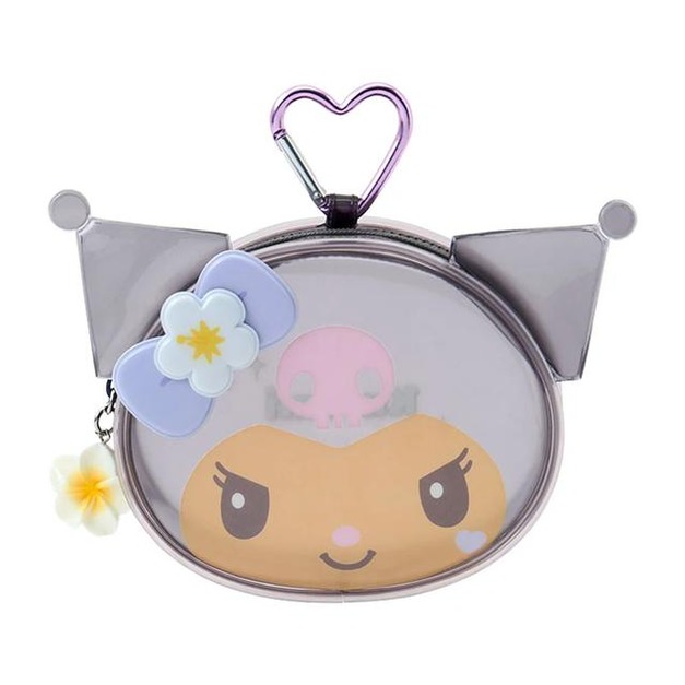 ▲新品特價 Sanrio 三麗鷗 酷洛米 PVC造型收納包附扣環 (閃閃發亮的夏日泳池)