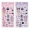 ▲特價 Sanrio【現貨】三麗鷗 換裝娃娃貼紙 (黑皮制服 NIC長腿系列) Hello Kitty 美樂蒂 酷洛米