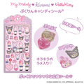 ▲特價 Sanrio【現貨】三麗鷗 水晶泡泡貼紙 (黑皮制服 NIC長腿系列) Hello Kitty 美樂蒂 酷洛米_3