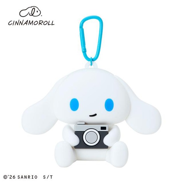 ▲新品特價【預購】Sanrio 三麗鷗 大耳狗 矽膠造型零錢包吊飾 (I.CINNAMOROLL 悠閒出遊)