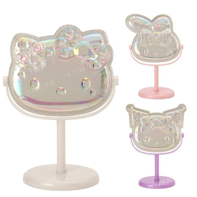 Sanrio 三麗鷗 造型水晶立鏡 (極光款) Kitty 美樂蒂 酷洛米