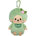 Monchhichi 絨毛玩偶零錢包吊飾 (抹茶款)