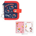 Sanrio 三麗鷗 迷你貼紙簿附扣環 (牛仔布款) Kitty 酷洛米 大耳狗 花小兔_1