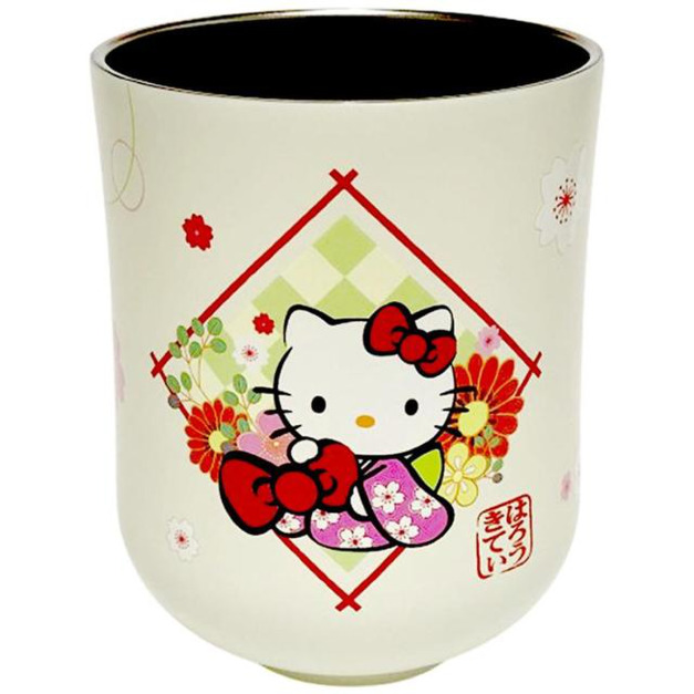 Sanrio 三麗鷗 Hello Kitty 不鏽鋼茶杯 300ml (和服款)