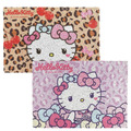 Sanrio 三麗鷗 Hello Kitty 造型刮泥絲圈地墊 (豹紋款)