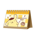 Sanrio 三麗鷗 2027 迷你線圈桌曆 布丁狗 大耳狗 花小兔 酷洛米_2
