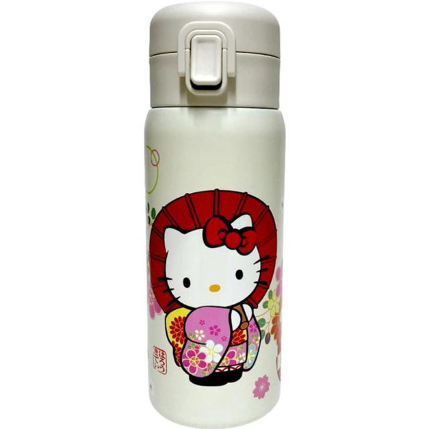 Sanrio 三麗鷗 Hello Kitty 不鏽鋼保溫瓶 350ml (和服款)