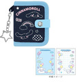 Sanrio 三麗鷗 迷你貼紙簿附扣環 (牛仔布款) Kitty 酷洛米 大耳狗 花小兔_3