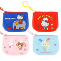 Sanrio 三麗鷗 皮質零錢包吊飾 Kitty 蜜糖邦尼 花小兔