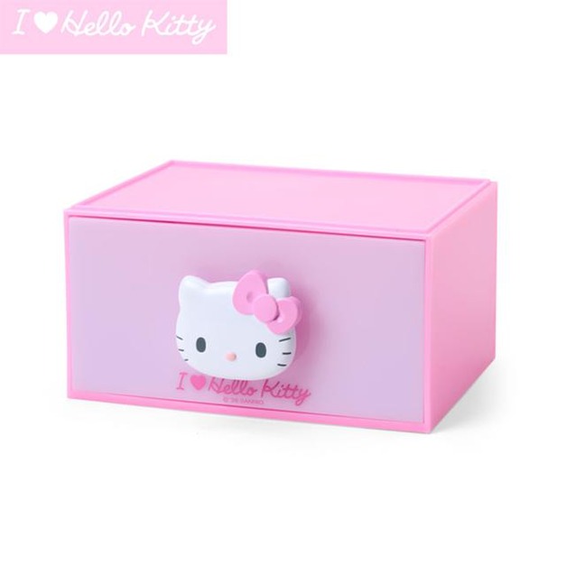 Sanrio 三麗鷗 Hello Kitty 造型抽屜櫃 粉 (I Love Hello Kitty)