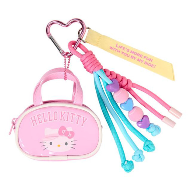 ▲新品特價 Sanrio 三麗鷗 Hello Kitty 皮質零錢包鑰匙圈 (網球甜心俱樂部)