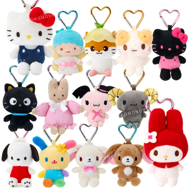 ⭐獨家特價 新角色Jisoo同款 Sanrio 三麗鷗 愛心扣環玩偶吊飾 (角色大賞)