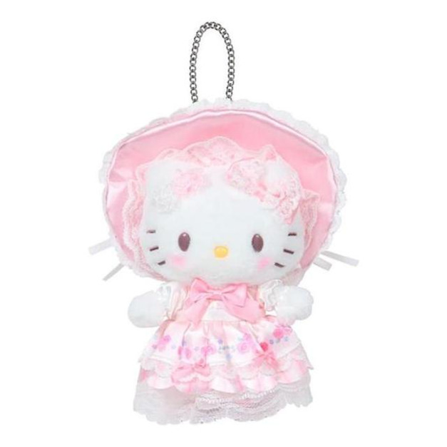 Sanrio 三麗鷗 Hello Kitty 絨毛玩偶吊飾 (童話午茶派對)
