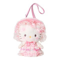 Sanrio 三麗鷗 Hello Kitty 絨毛玩偶斜背包 (童話午茶派對)