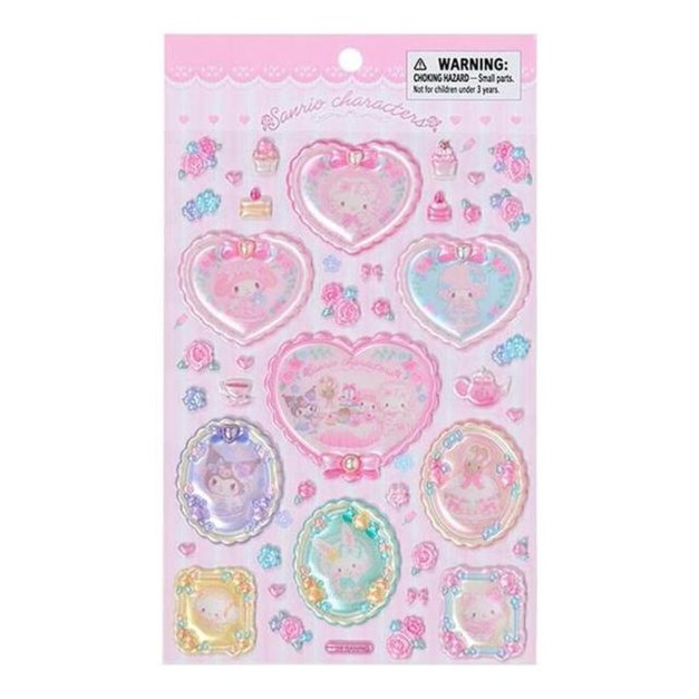 Sanrio 三麗鷗 大集合 立體造型貼紙組 (童話午茶派對)