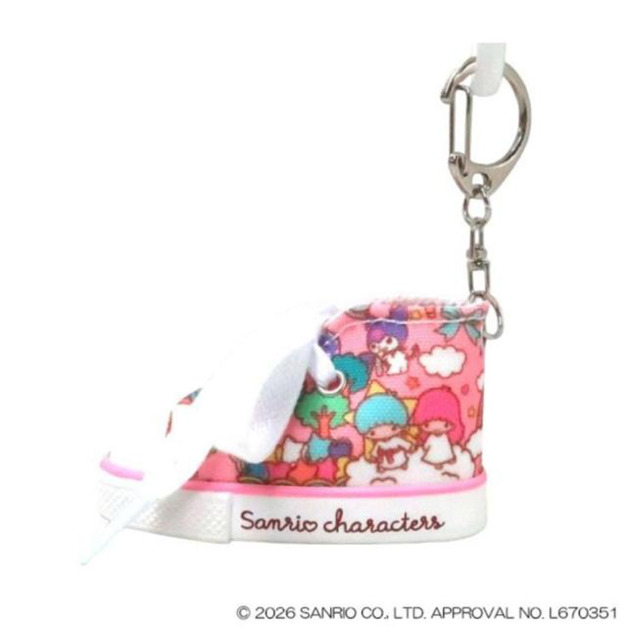 Sanrio 三麗鷗 Hello Kitty 帆布鞋造型鑰匙圈 (三麗鷗樂園款)