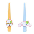 Sanrio 三麗鷗 橡膠造型長髮夾 (幸運草款) Kitty 酷洛米 花小兔 可樂鈴_2