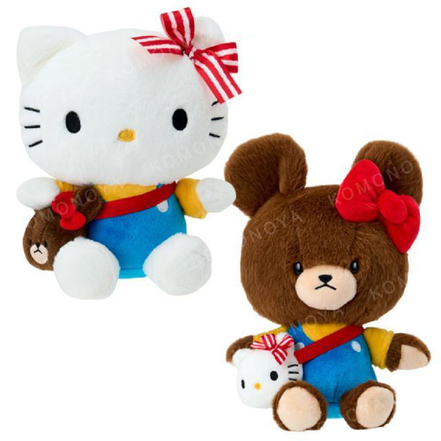 Sanrio 三麗鷗 Kitty x 小熊學校 絨毛玩偶娃娃 (變裝款)