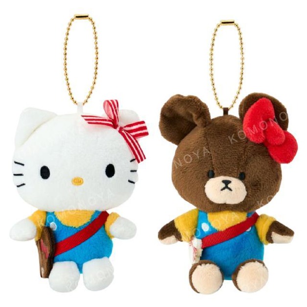 Sanrio 三麗鷗 Kitty x 小熊學校 絨毛玩偶吊飾 (變裝款)