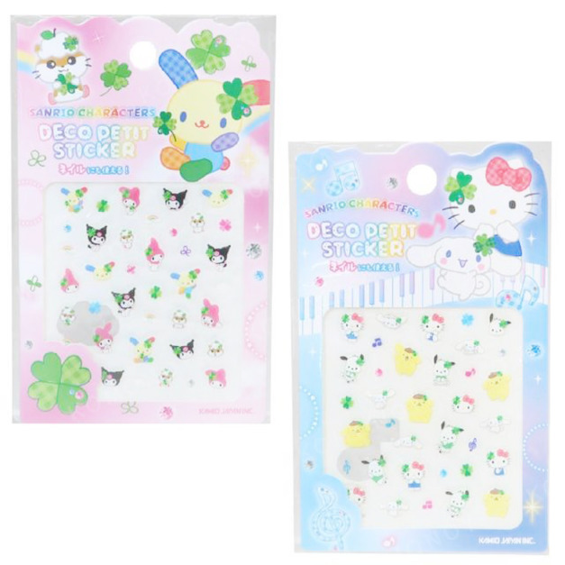 Sanrio 三麗鷗 大集合 造型指甲貼 (幸運草款)