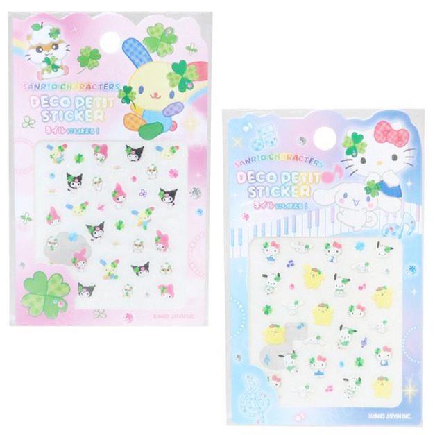 Sanrio 三麗鷗 大集合 造型指甲貼 (幸運草款)