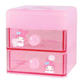 Sanrio 三麗鷗 桌上型雙抽收納盒 (好友款) Kitty 大耳狗 酷洛米 美樂蒂_2