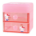 Sanrio 三麗鷗 桌上型雙抽收納盒 (好友款) Kitty 大耳狗 酷洛米 美樂蒂_1