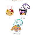 Sanrio 三麗鷗 皮質造型斜背包 (大臉曬黑款) Kitty 美樂蒂 布丁狗_1