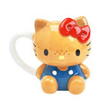 Sanrio 三麗鷗 Hello Kitty 造型陶瓷馬克杯 200ml (曬黑款)