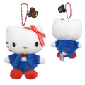 Sanrio 三麗鷗 Kitty x 小熊學校 絨毛玩偶吊飾 (變裝制服款)_1