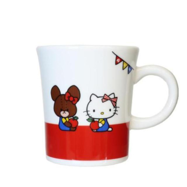 Sanrio 三麗鷗 Kitty x 小熊學校 陶瓷馬克杯 (變裝款)