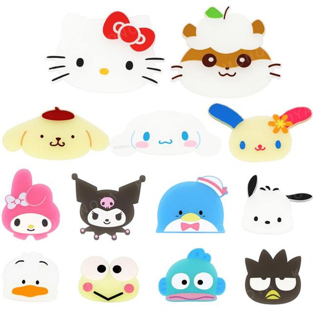 Sanrio 三麗鷗 PVC造形杯墊 (大頭款) Kitty 美樂蒂 酷洛米 布丁狗