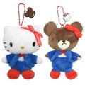 Sanrio 三麗鷗 Kitty x 小熊學校 絨毛玩偶吊飾 (變裝制服款)