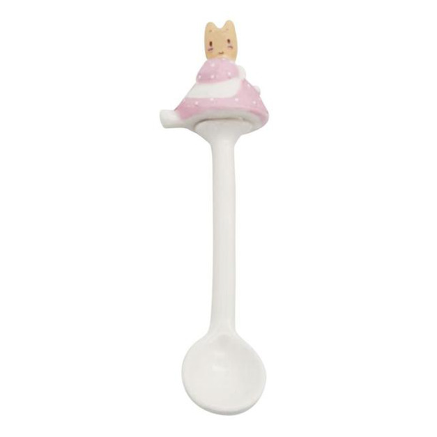 Sanrio 三麗鷗 兔媽媽 立體造型陶瓷湯匙 (坐姿款)
