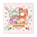 【預購】Sanrio 三麗鷗 大集合 純棉小方巾 25x25cm (兔兔應援團)